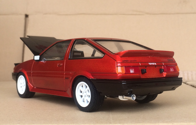 Illustration for article titled My 1/24 Toyota Ae86 Model Kit